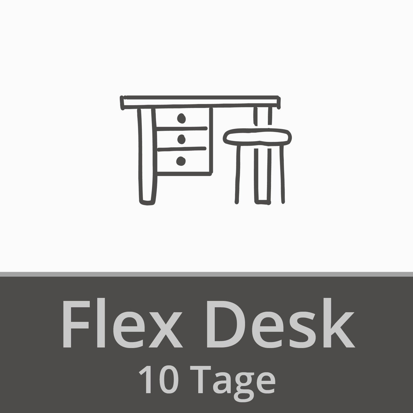 Flex desk 10 days | 3 months redeemable