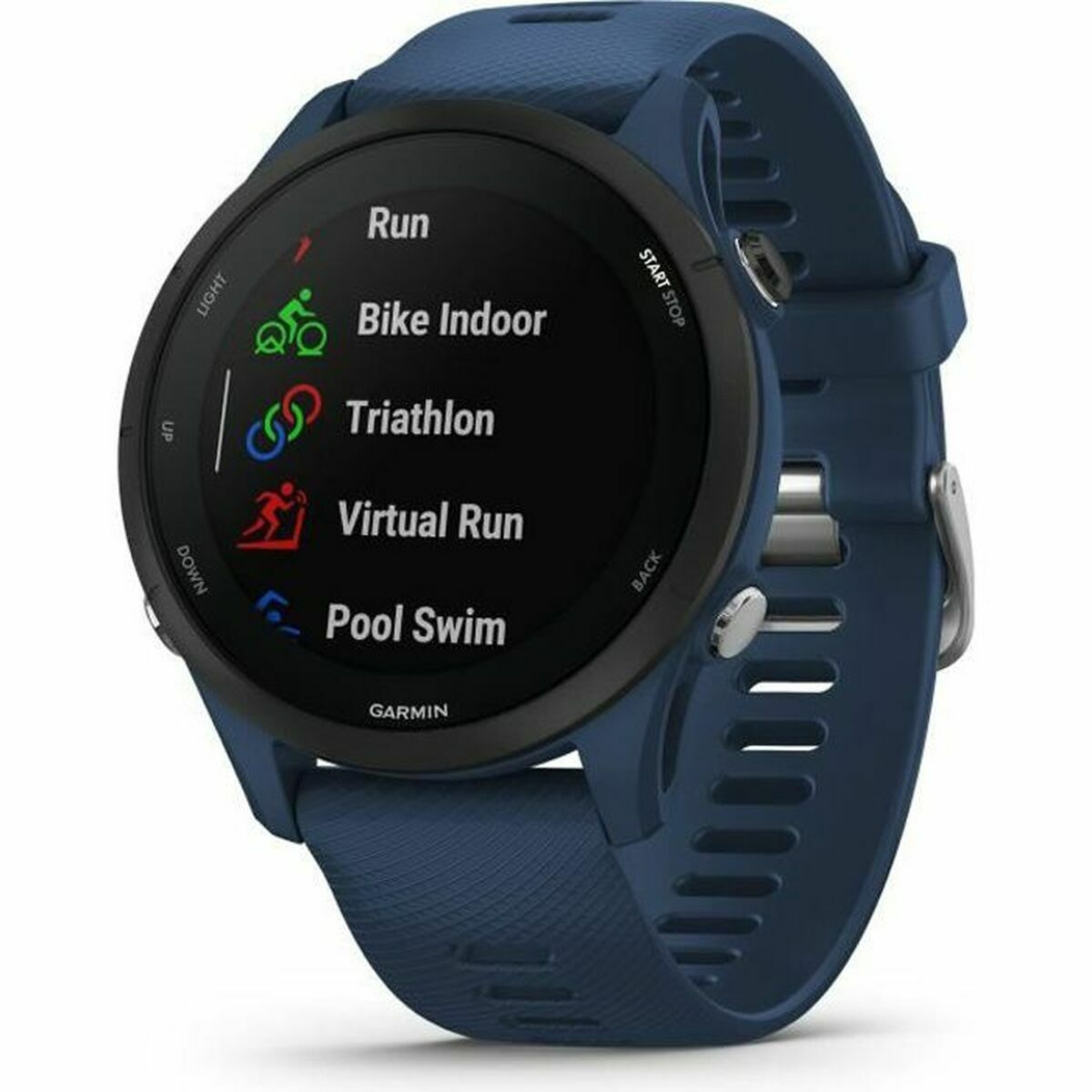 Үйл ажиллагааны бугуйвч garmin ofarrin 255 1.3 1.3 "цэнхэр хар хар