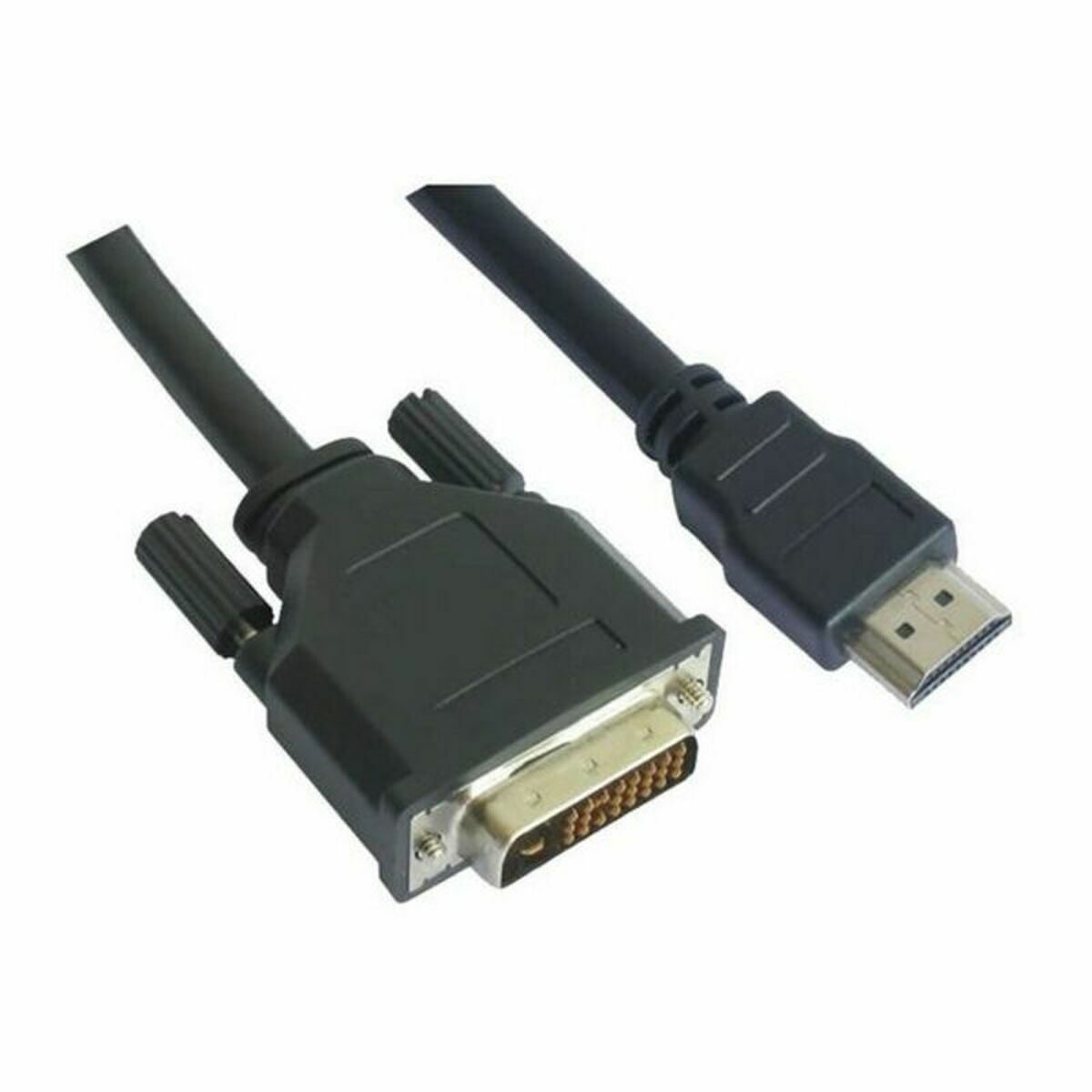 DVI-ийг DVI-ийг холбосон кабелин дээр hdmi. 10.15.0502 1.0502 1.8 м-1.8 м-ийн хар 1.8 м