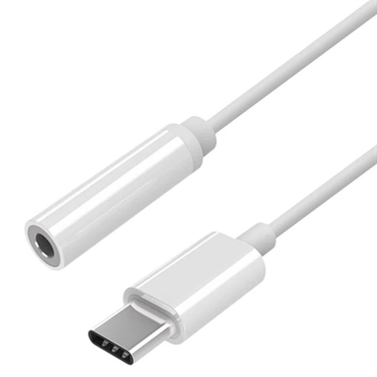 USB-C-Zu-jack 3.5 mm adapter Aisens A109-0384 15 cm white