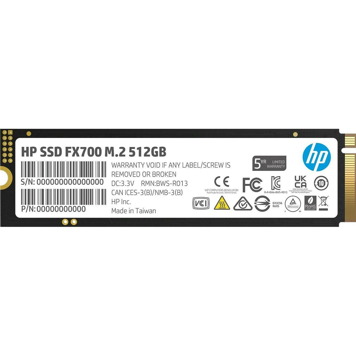 Хатуу диск HP FX700 512 GB SSD
