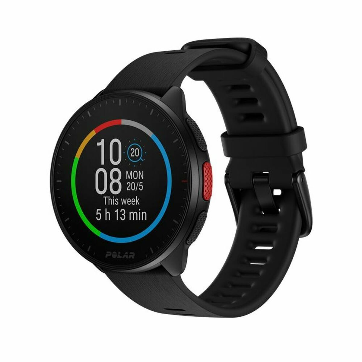 Smart watch with pedometer polar black 1.2 "Ø 45 mm