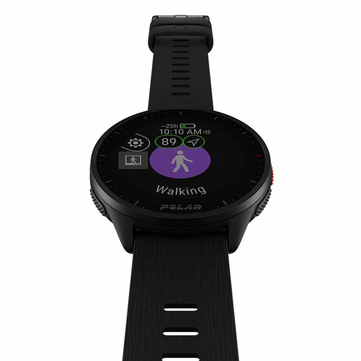 Smart watch with pedometer polar black 1.2 "Ø 45 mm