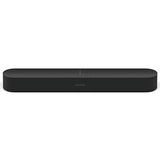 Sonos Beam Smart Soundbar, schwarz – Kompakte TV Soundbar für Fernsehen & Musikstreaming mit WLAN, Alexa Sprachsteuerung, Google Assistant & HDMI ARC - AirPlay kompatibler Musik- & TV Lautsprecher - EDV-Guru (Guru e.U.)