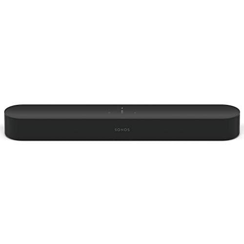 Sonos Beam Smart Soundbar, schwarz – Kompakte TV Soundbar für Fernsehen & Musikstreaming mit WLAN, Alexa Sprachsteuerung, Google Assistant & HDMI ARC - AirPlay kompatibler Musik- & TV Lautsprecher - EDV-Guru (Guru e.U.)