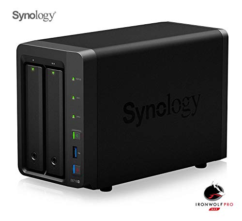 Synology DS718+ 6 GB NAS 8 TB (2 x 4 TB) IronWolf Pro - EDV-Guru (Guru e.U.)