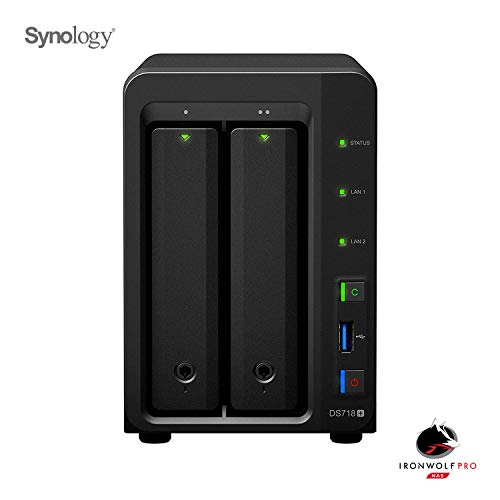 Synology DS718+ 6 GB NAS 8 TB (2 x 4 TB) IronWolf Pro - EDV-Guru (Guru e.U.)