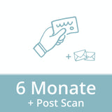 Компанийн хаяг + Post Post Scan 6 сар | Сард 85 €