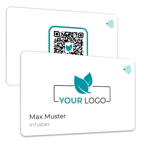 personalisierbare Smartcard - Digitale Visitenkarte - NFC - QR Code - EDV-Guru (Guru e.U.)